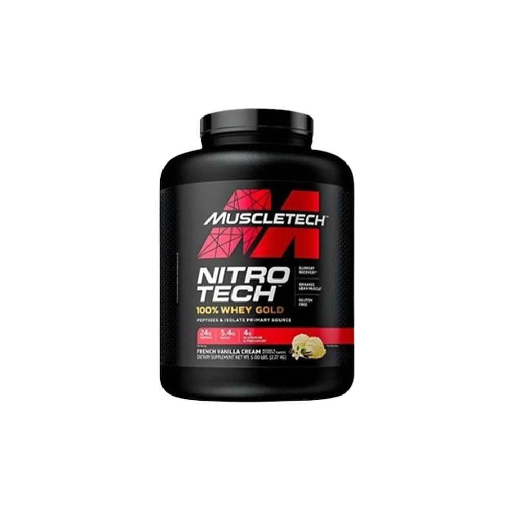 Nitro Tech 100% Whey Gold - MuscleTech 5 Lb